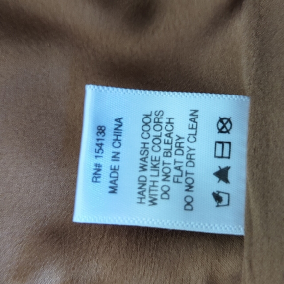 STAUD Bomber Vegan Leather Bralette Top in Whiskey - Picture 15 of 16